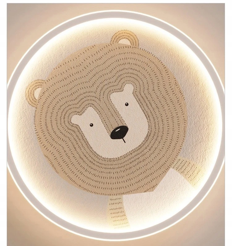 Kraina Swiata LAMPA SUFITOWA LEW ZWIERZAK POKÓJ DZIECKA LWIĄTKO