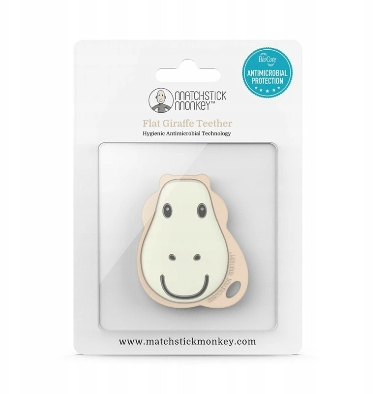 MATCHSTICK MONKEY kramtukas FLAT FACE, kreminis, 3 mėn+, MM-FGT-001