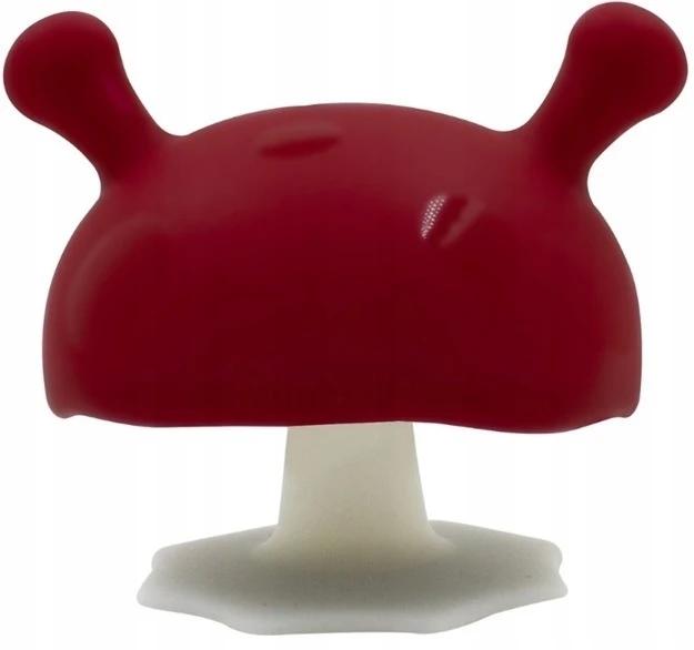 Kramtukas Mombella Mushroom, tamsiai raudona, 3 mėn+, 8126