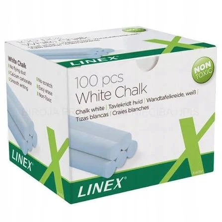 Kreda balta Linex – 100 vnt, nietoksyczna