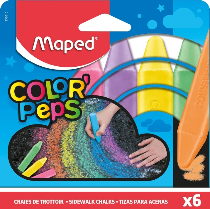 Kreidelės asfaltui "Maped Color’Peps"