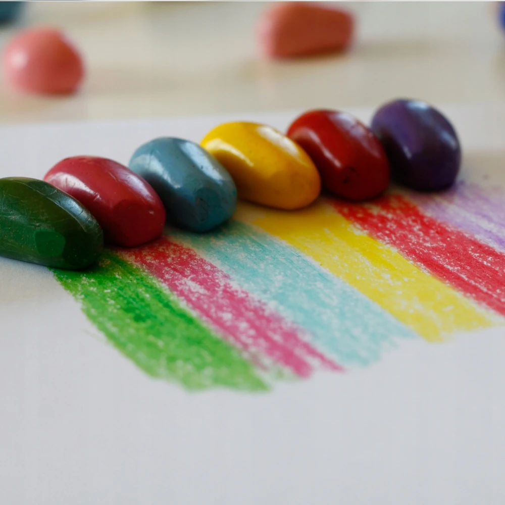 Kreidelės "Crayon Rocks" medvilniniame maišelyje , 32 spalvos
