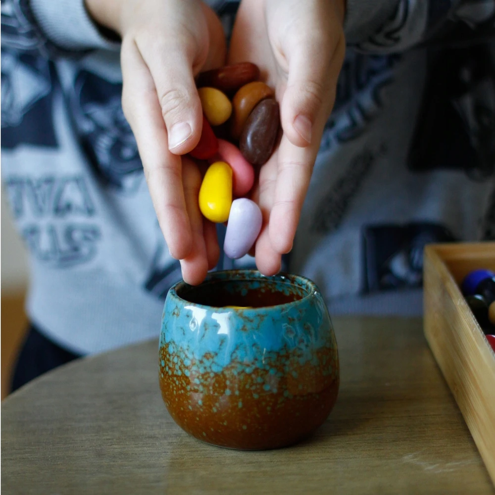 Kreidelės "Crayon Rocks" medvilniniame maišelyje , 32 spalvos