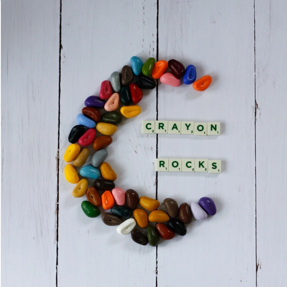 Kreidelės "Crayon Rocks" medvilniniame maišelyje , 32 spalvos