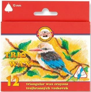 Kreidelės Koh-I-NoorTrio Wax jumbo (238522)