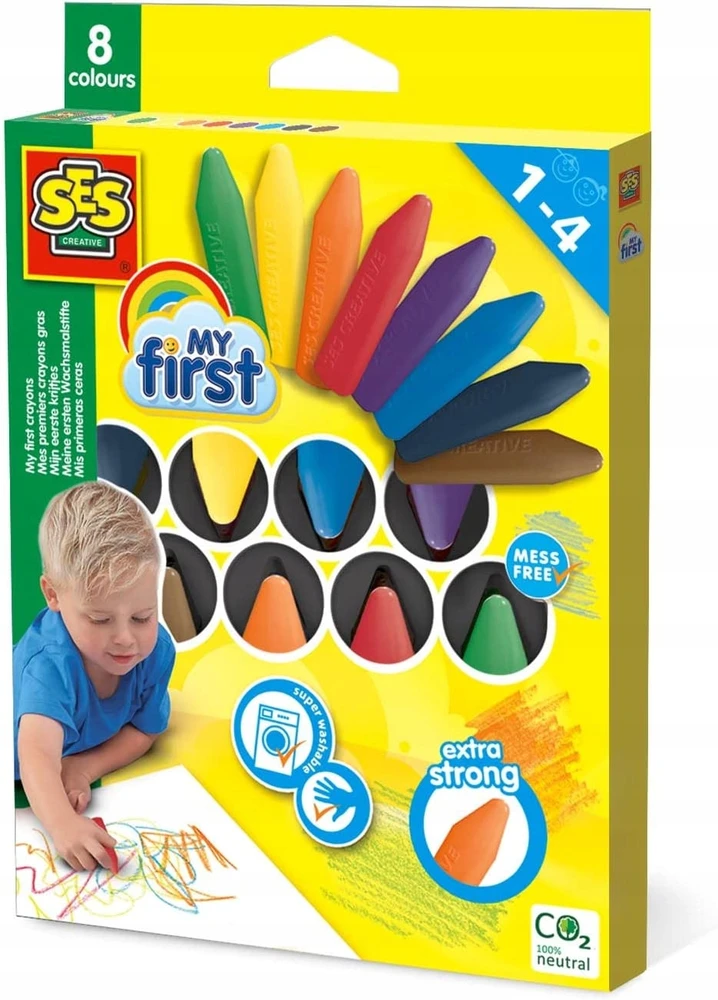 Kreidelės SES Creative, 8 vnt.