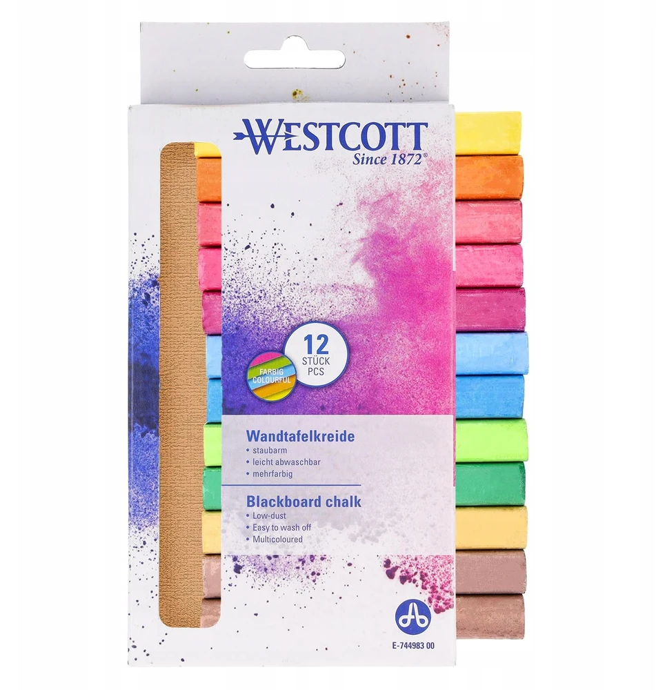 Kreidelių rinkinys Westcott, 12 vnt.