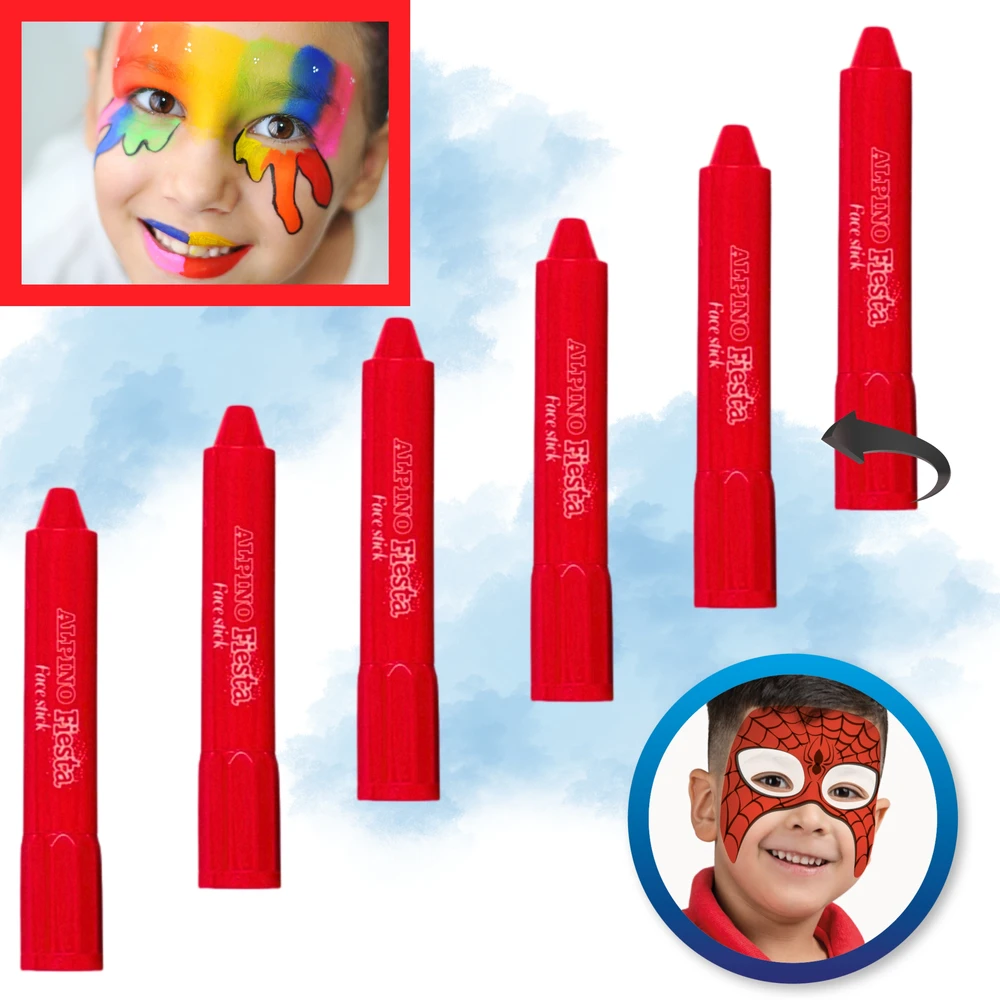 Kreidutė grimui Alpino Fiesta, raudona