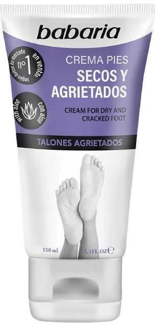 "Babaria" pėdų kremas sausoms įtrūkusioms pėdoms 150ml