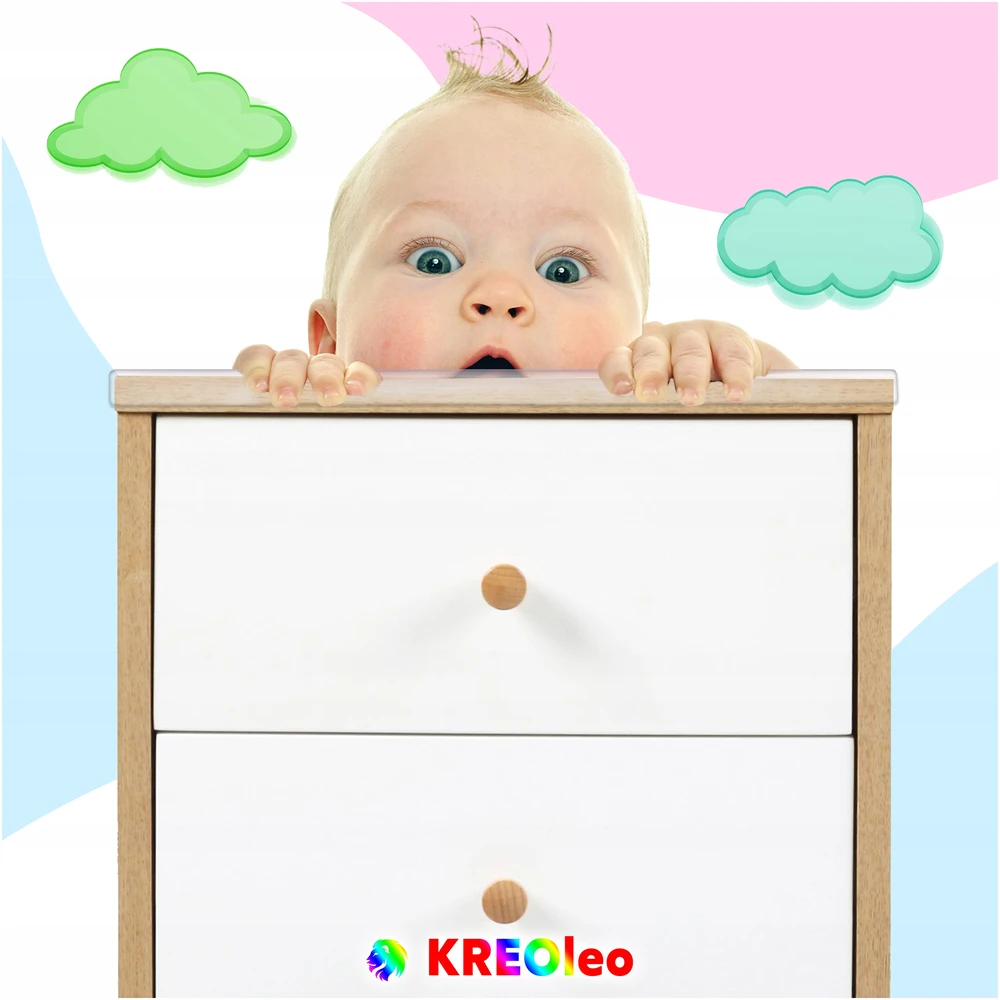 KREOleo KRAŠTŲ SAUGOS JUOSTOS SKAIRI BALDŲ KRAŠTO APSAUGA 1cm*3M ESTETIKA