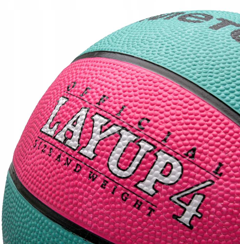 Krepšinio Kamuolys Meteor LAYUP #4 Rožinė/Mėlyna