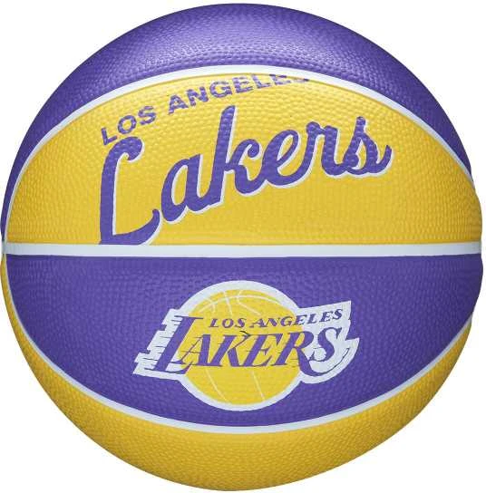 Krepšinio kamuolys NBA Retro LA Lakers Wilson 3 dydis
