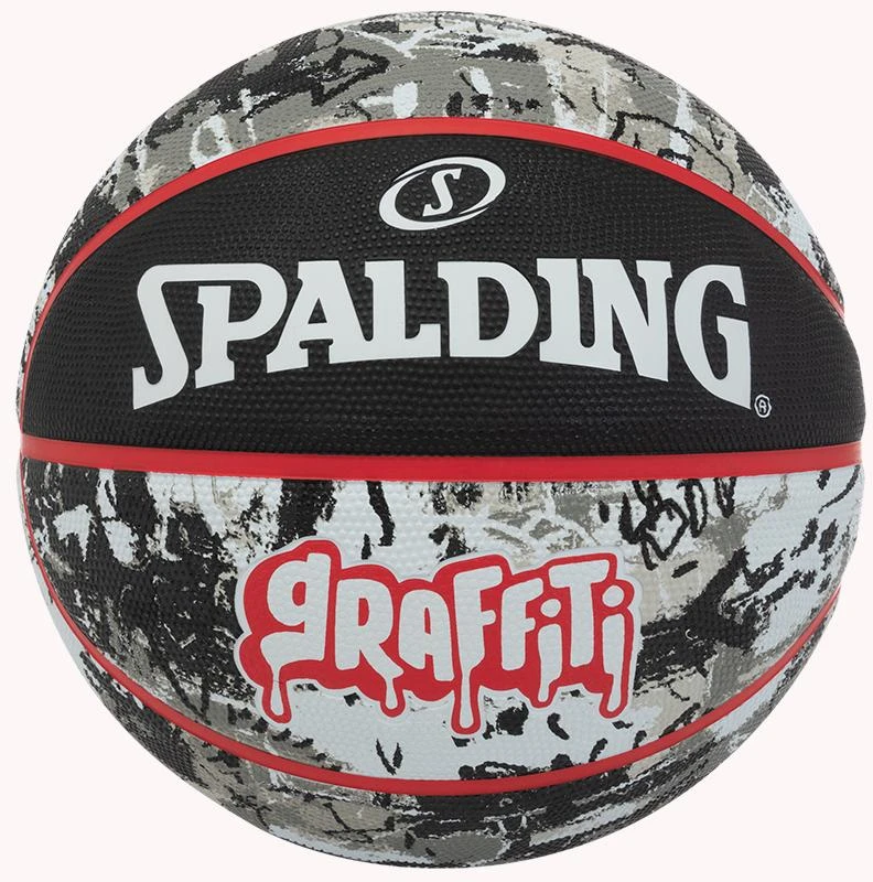 Krepšinio kamuolys Spalding Raudona Graffiti (7 dydis)