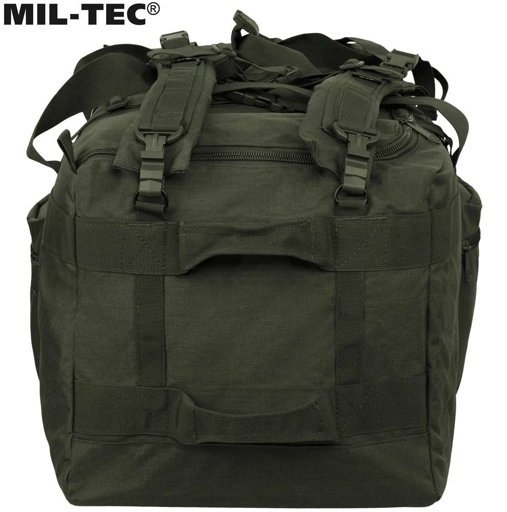 Krepšys ant ratukų Lagaminas Mil-Tec 110l, Olive
