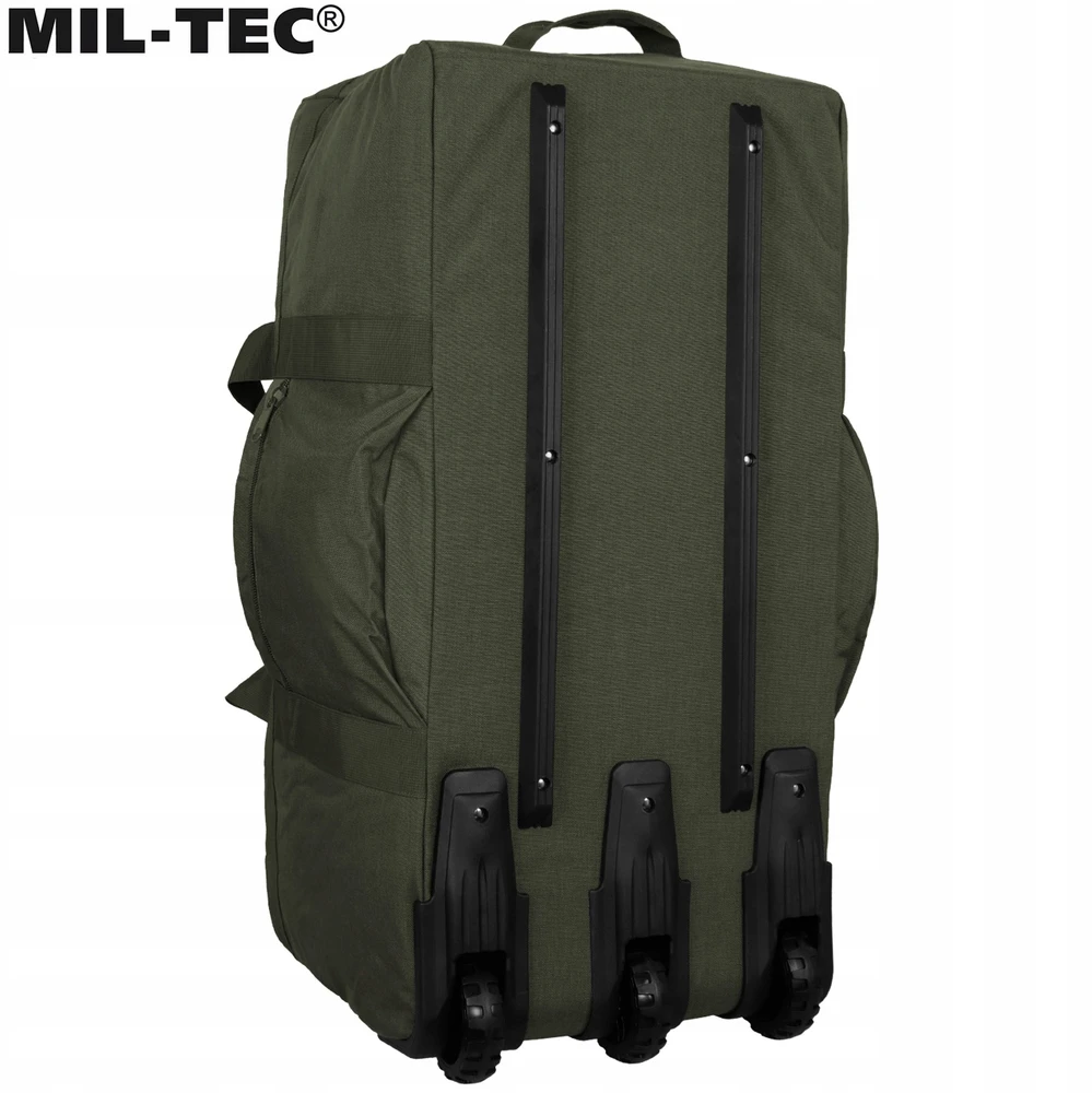 Krepšys ant ratukų Lagaminas Mil-Tec 110l, Olive