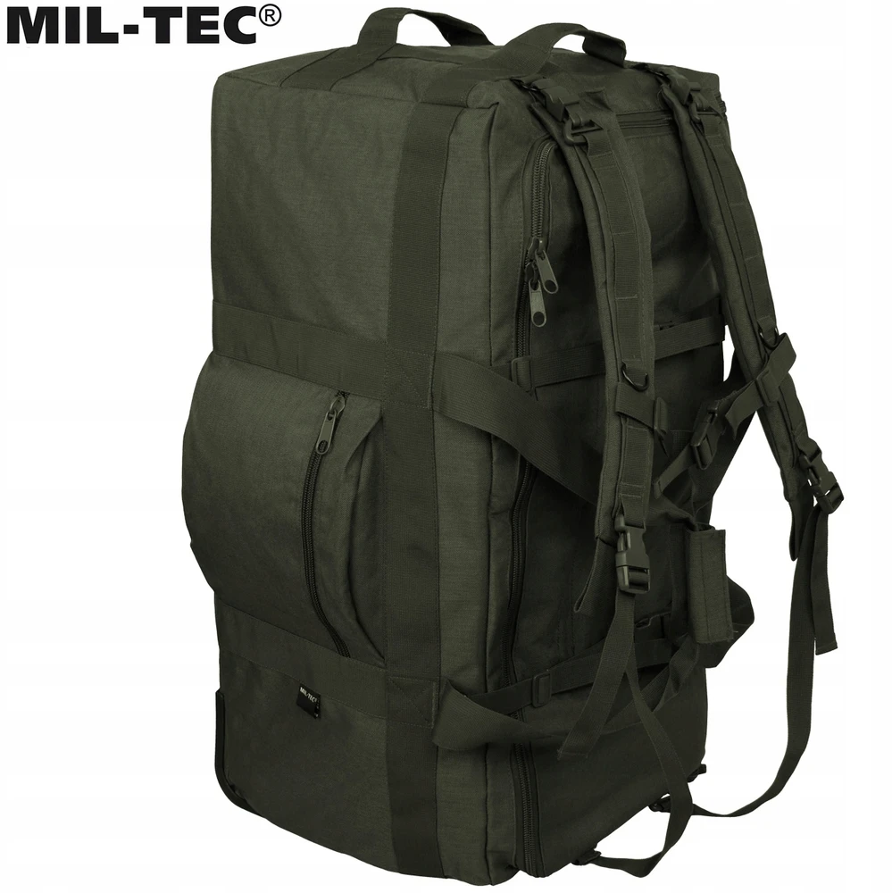 Krepšys ant ratukų Lagaminas Mil-Tec 110l, Olive