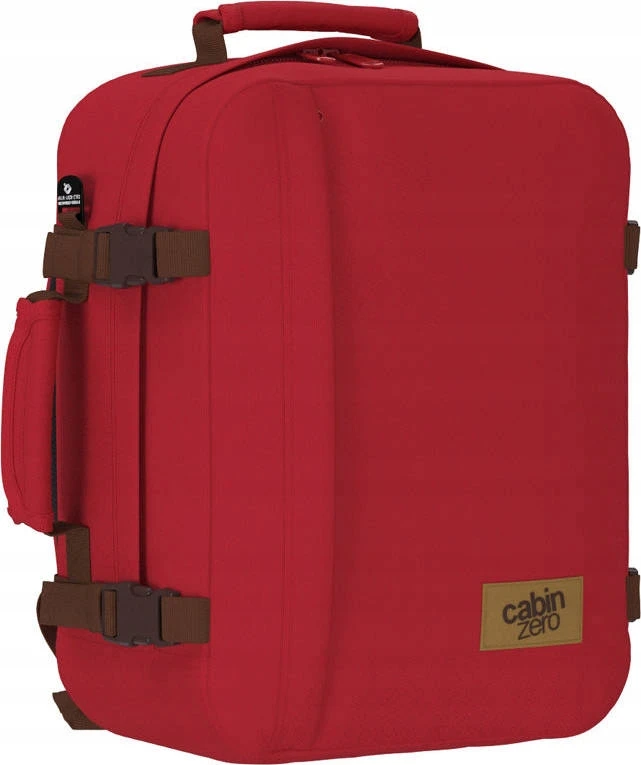 "Krepšys Cabin Zero Classic 28L - CABINZERO - Londono Raudona - 39 cm - Atsparus - Vandens nepralaidus"