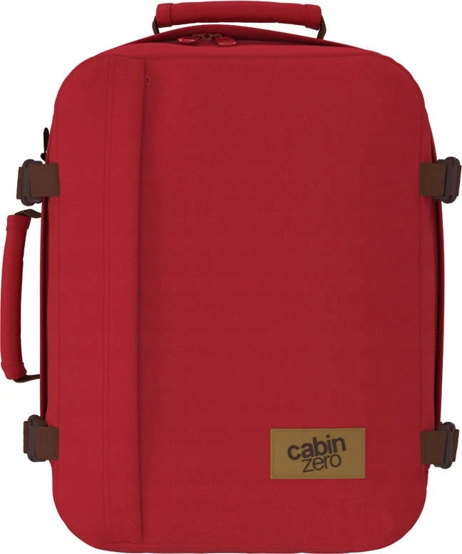 "Krepšys Cabin Zero Classic 28L - CABINZERO - Londono Raudona - 39 cm - Atsparus - Vandens nepralaidus"