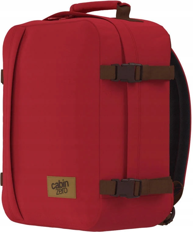 "Krepšys Cabin Zero Classic 28L - CABINZERO - Londono Raudona - 39 cm - Atsparus - Vandens nepralaidus"