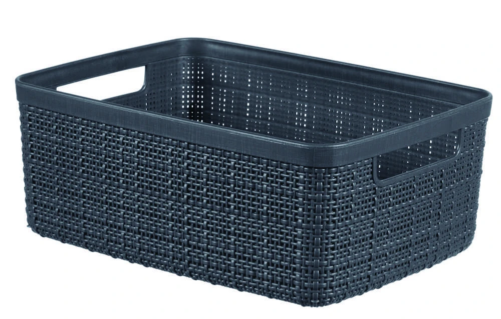 Daiktadėžė CURVER JUTE, 5 l, pilka, 27×20×11 cm
