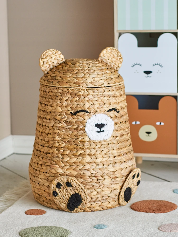 Bloomingville MINI – Timone Basket su dangteliu – Gamta – didelis