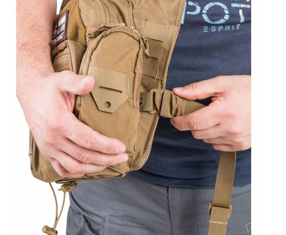 Krepšys per petį, HELIKON- TEX, EDC SIDE BAG, Adaptive Žalias, 11 l