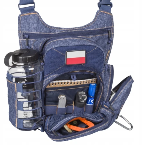 Krepšys per petį Helikon-Tex EDC Side Bag, 11 l, pilkas