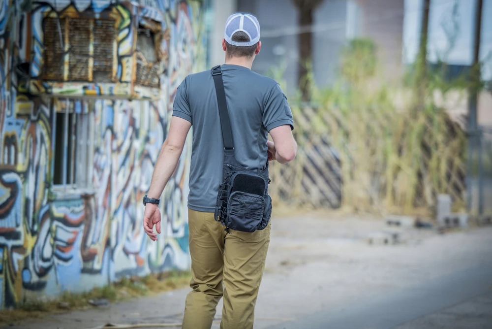 Krepšys per petį, HELIKON- TEX, EDC SIDE BAG, Juoda, 11 l
