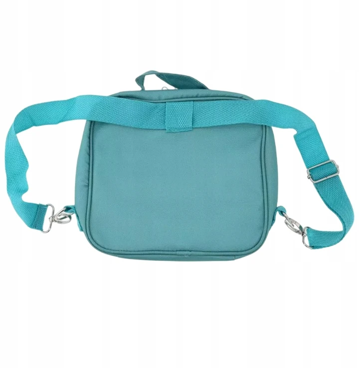 Krepšys termiczna na lunch DUKA MINI 22x19x8 cm turkusowa