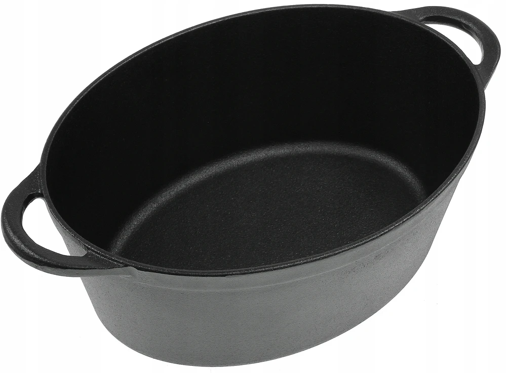 Krisberg Keptuvė 4,7 L Sunkus ketaus gilus Ketaus puodas 29 cm