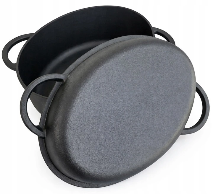 Krisberg Ketaus kepimo keptuvė 2 viename DANČIO / GRILĖS KEPUTINIS INDUKCINĖS DUJOS 34 cm