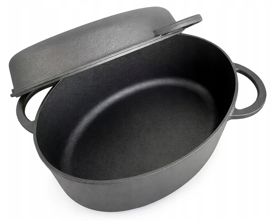 Krisberg Ketaus kepimo keptuvė 2 viename DANČIO / GRILĖS KEPUTINIS INDUKCINĖS DUJOS 34 cm