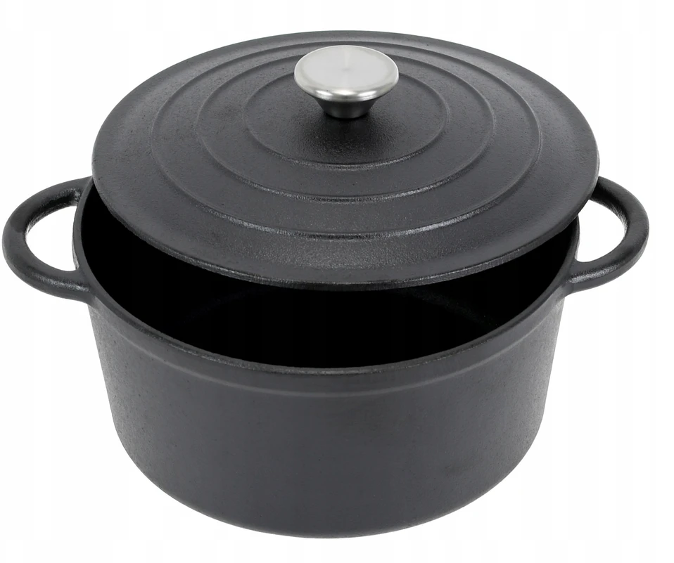 Krisberg Ketaus puodas 4,2 L kepimui BRYTFANNA katilas 24 cm Indukcinės dujos