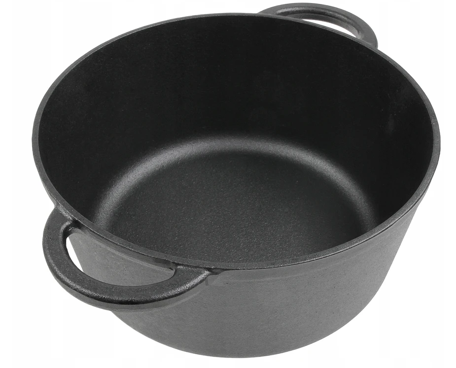 Krisberg Ketaus puodas 4,8 L kepimui BRYTFANNA katilas 26 cm Indukcinės dujos