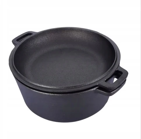 Krisberg Ketaus puodas su dangteliu 26 cm keptuvė Puodas keptuvė 4,5 L DUJŲ INDUKCIJA