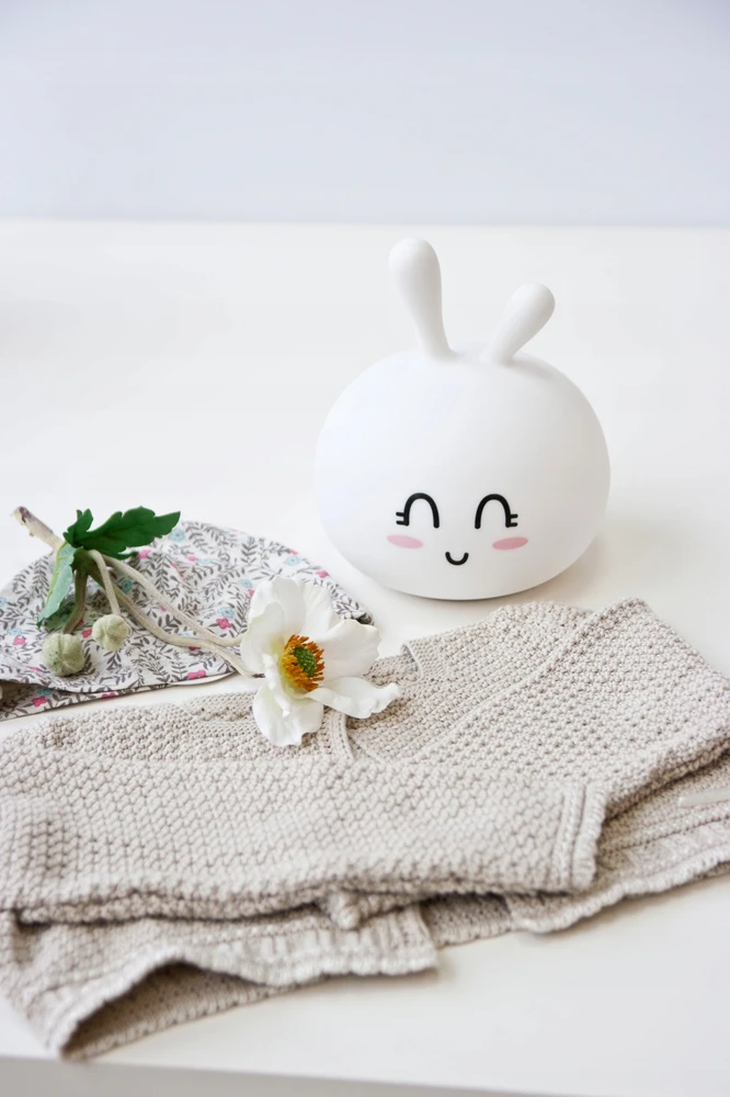 Nasciane Królik Słodziak Lampka Silikonowa Balta Rabbit&Friends