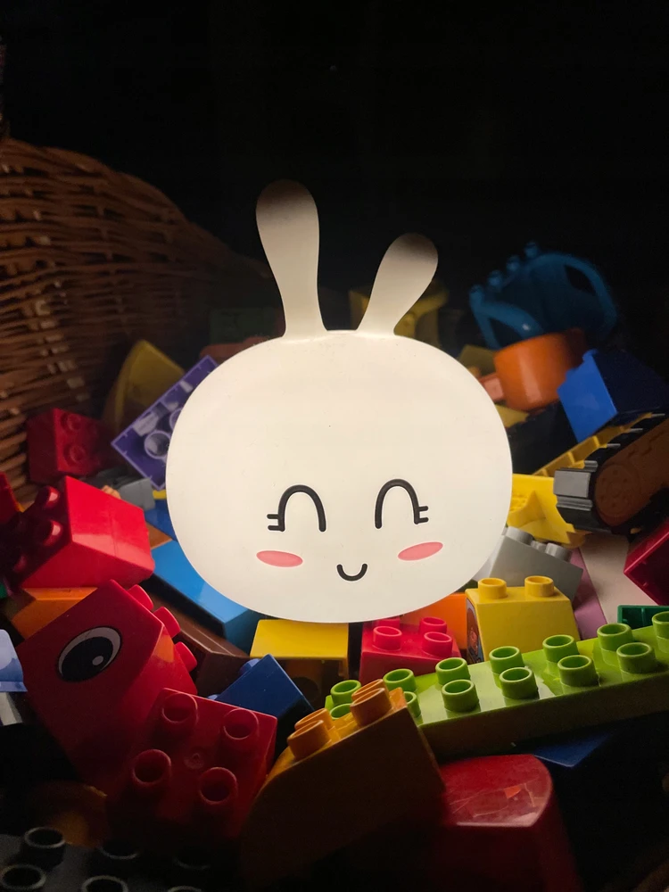 Nasciane Królik Słodziak Lampka Silikonowa Balta Rabbit&Friends