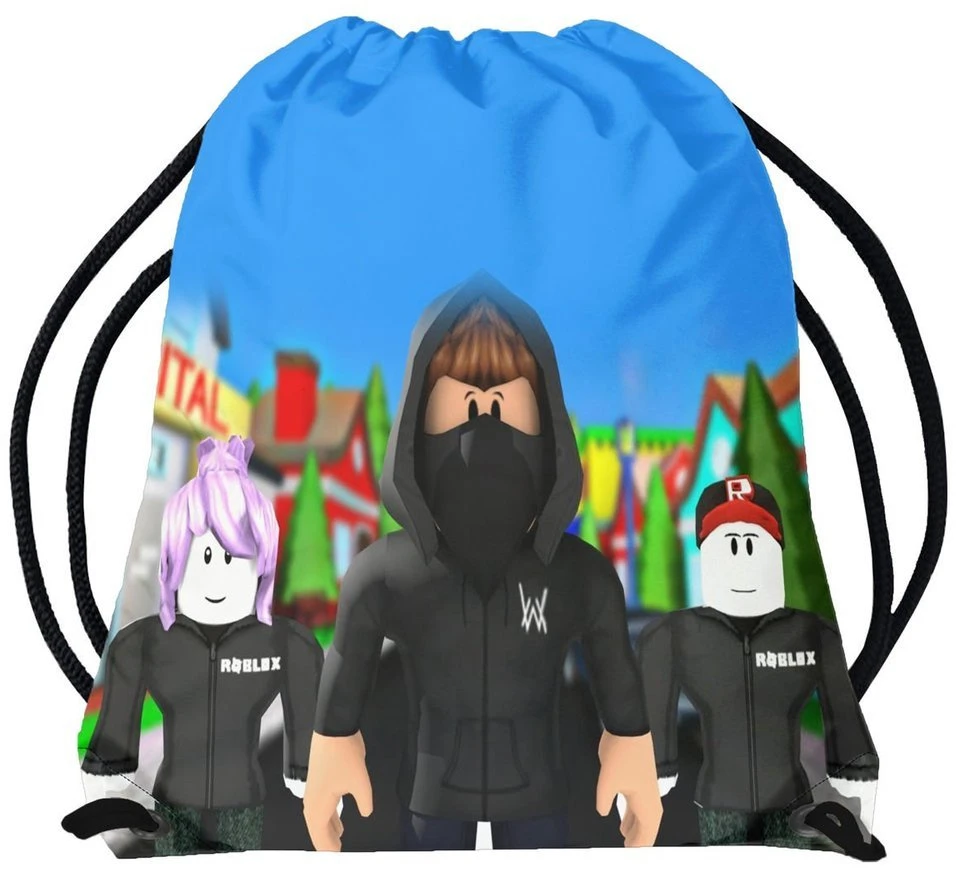 Kropa Dvipusis "roblox" "fullprint" maišelis mokyklai