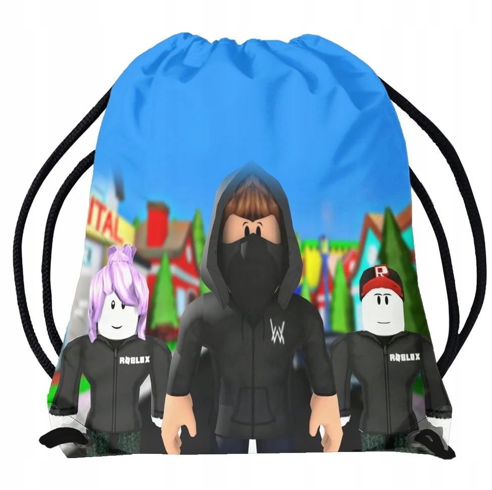 Kropa Dvipusis "roblox" "fullprint" maišelis mokyklai