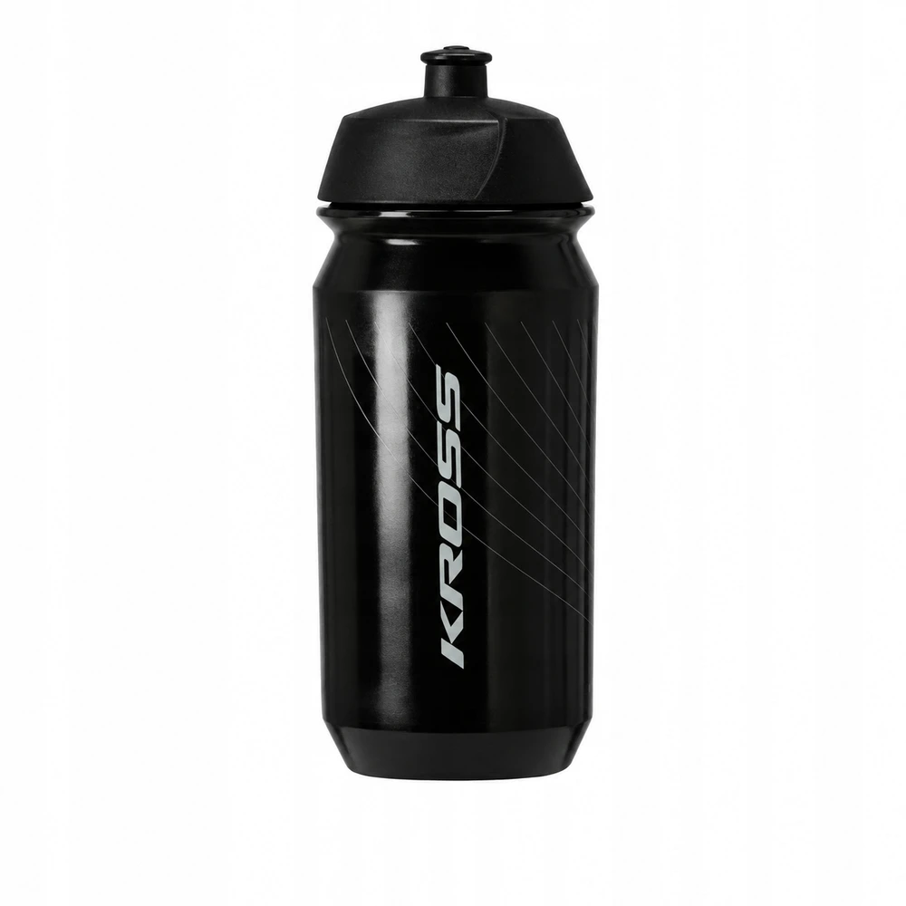 KROSS dviračio buteliukas 500ml su juodu BASKET 2in1 MTB BIKE SET