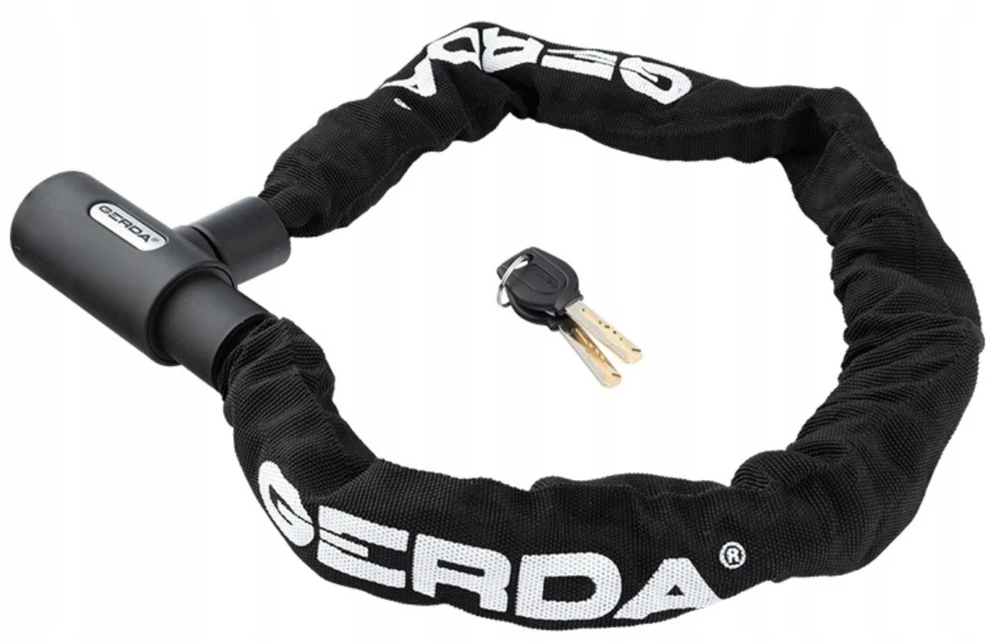 Kross Gerda Contra 900/6v - Grandininė dviračio spyna, 90 cm
