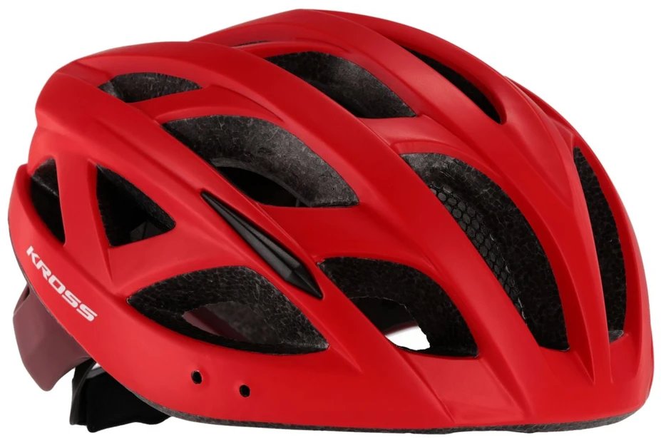 Kross Vincitore 038MRD dviračio šalmas raudonas 54-58 cm M