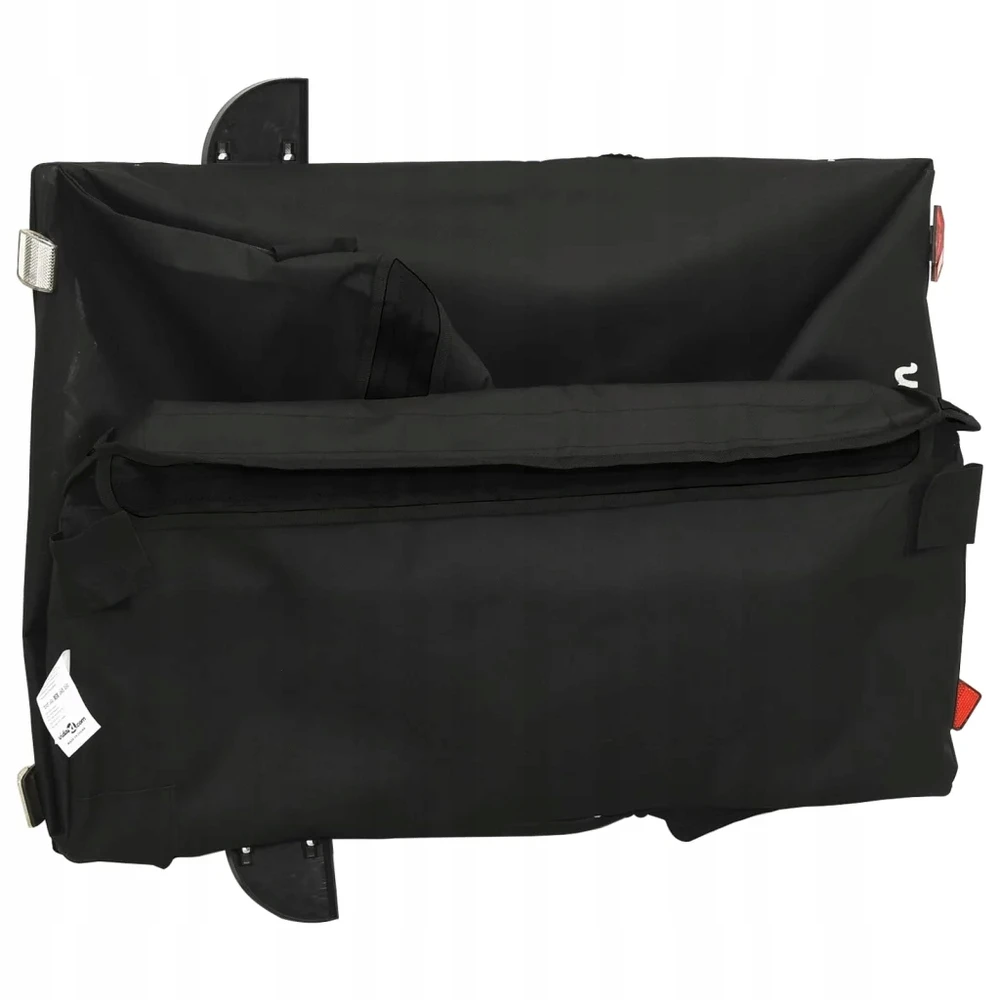 Krovininė dviračio priekaba, juodos spalvos, 45kg, geležis