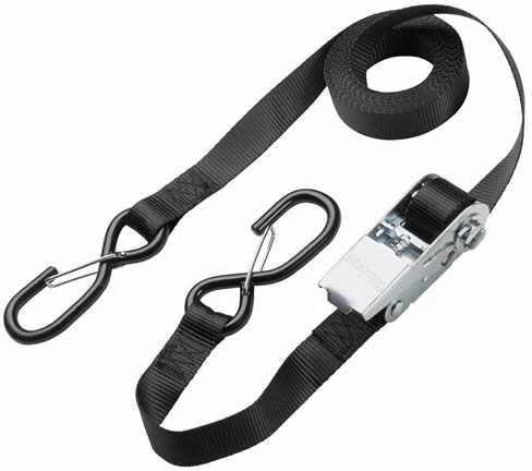 Master Lock Masterlock Tvirtinimo diržas su terkšle ir karabinais, 5m, juodas