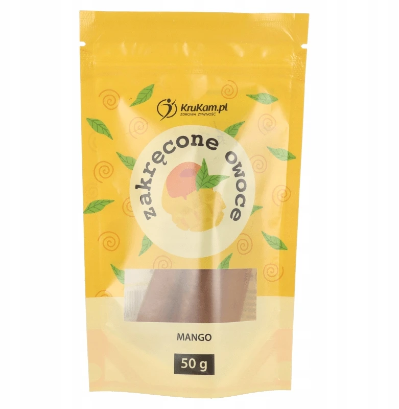 KruKam Twisted Fruit Mango 50g be pridėtinio cukraus