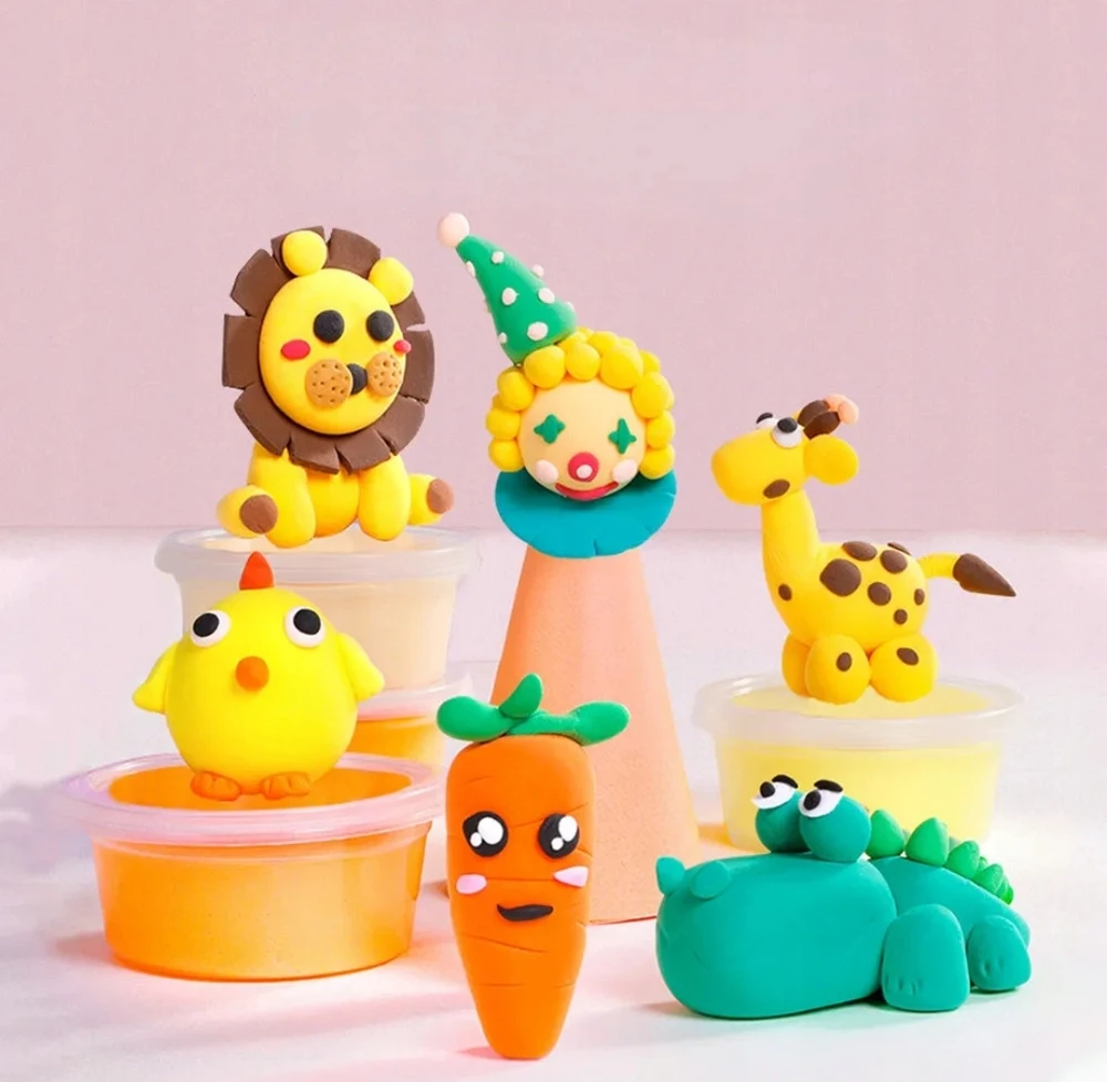 Kruzzel 96 vnt MAGICAL PLASTICINE SENSO POLIMERINIS MOLIS PUTŲ MASĖ VAIKAMS