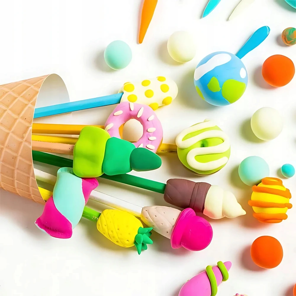 Kruzzel 96 vnt MAGICAL PLASTICINE SENSO POLIMERINIS MOLIS PUTŲ MASĖ VAIKAMS