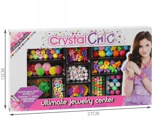 Marka Niezdefiniowana Karoliukai papuošalams gaminti "Crystal Chic" - DIY