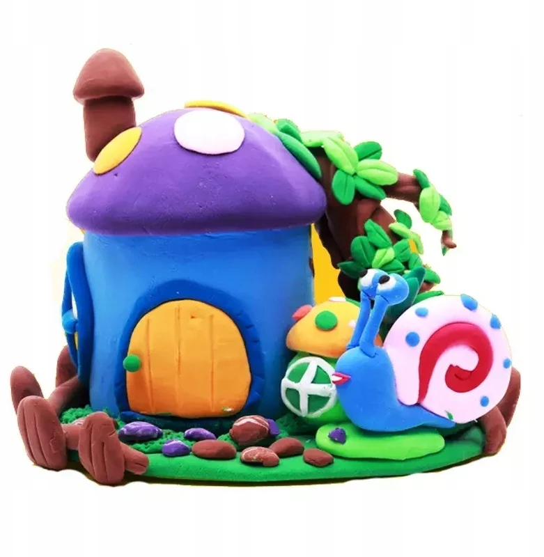 Kruzzel MAGICAL Plastilino SENSO MOLIO POLIMERIO PUTO formelė VAIKAMS 36 vnt.