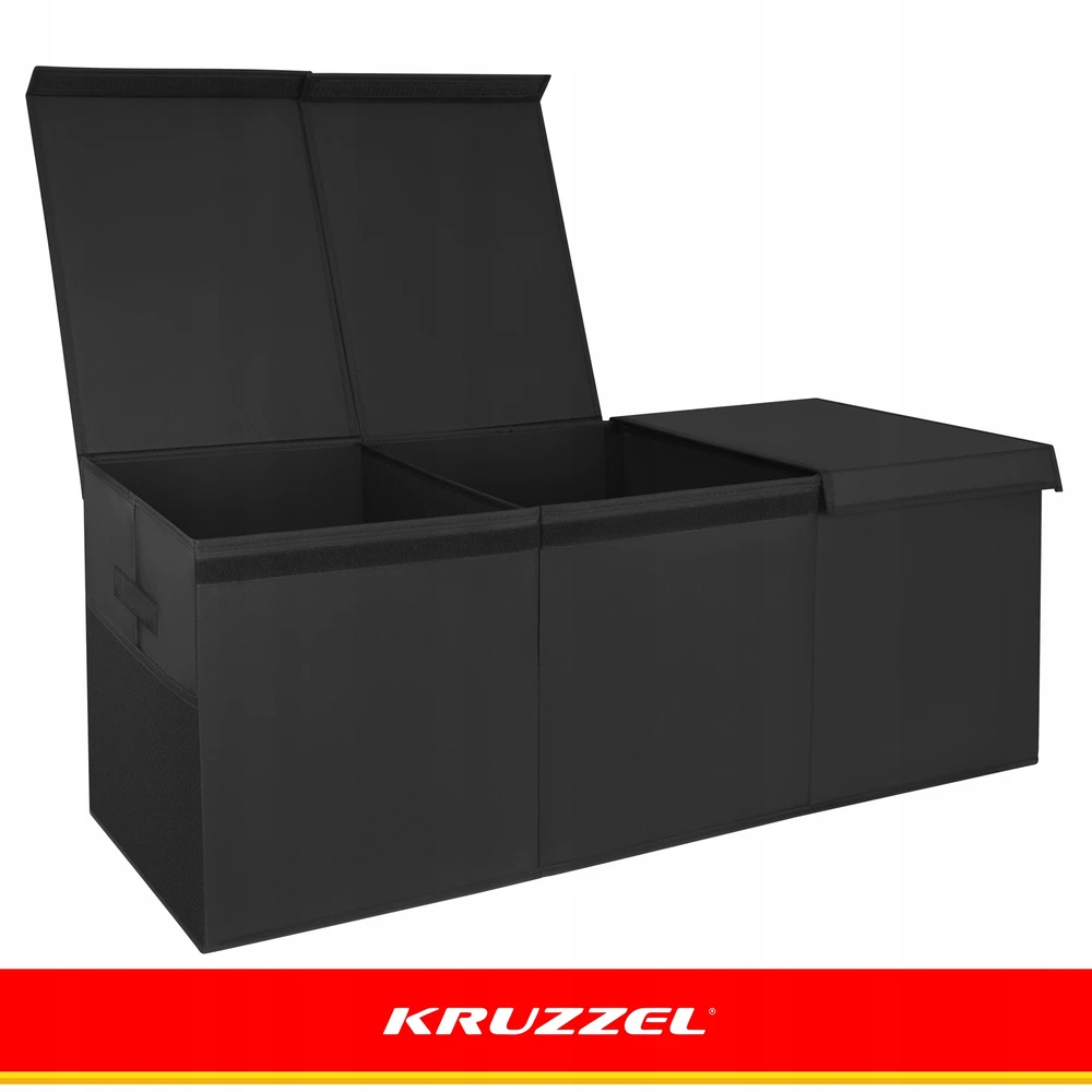 Žaislų skrynia – juodas Kruzzel
